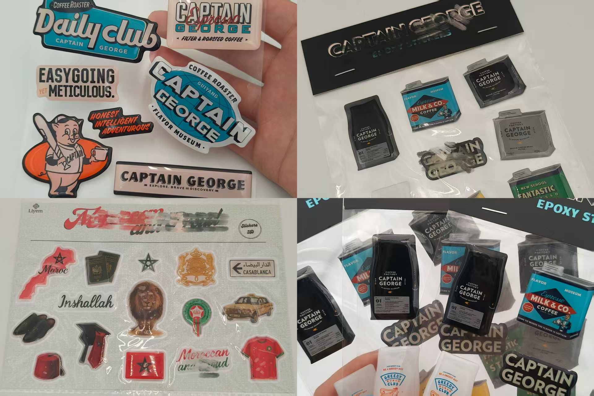 JoJo Pack Customized Epoxy Sticker