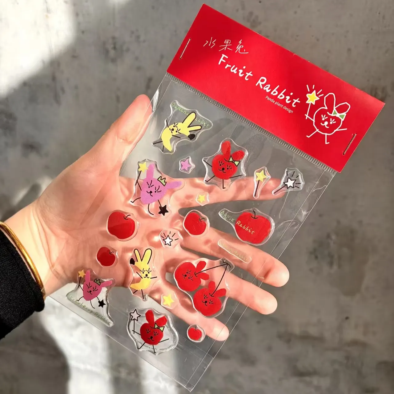 Mga Sticker ng 3D Cartoon Epoxy Resin