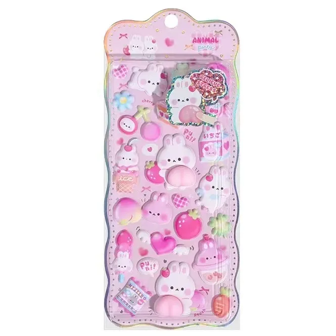 3d squishy butt sticker