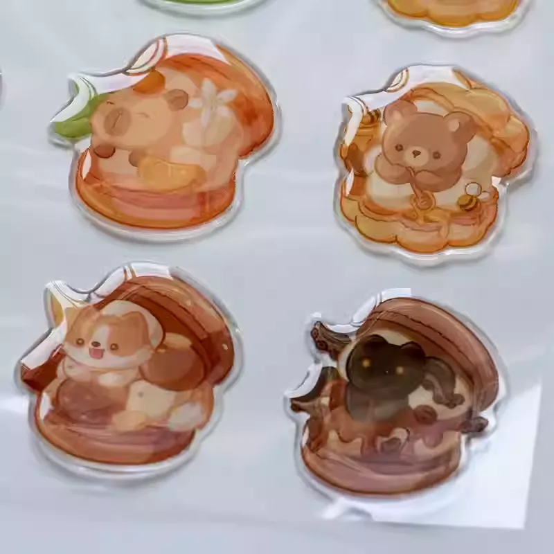 Cartoon epoxy sticker