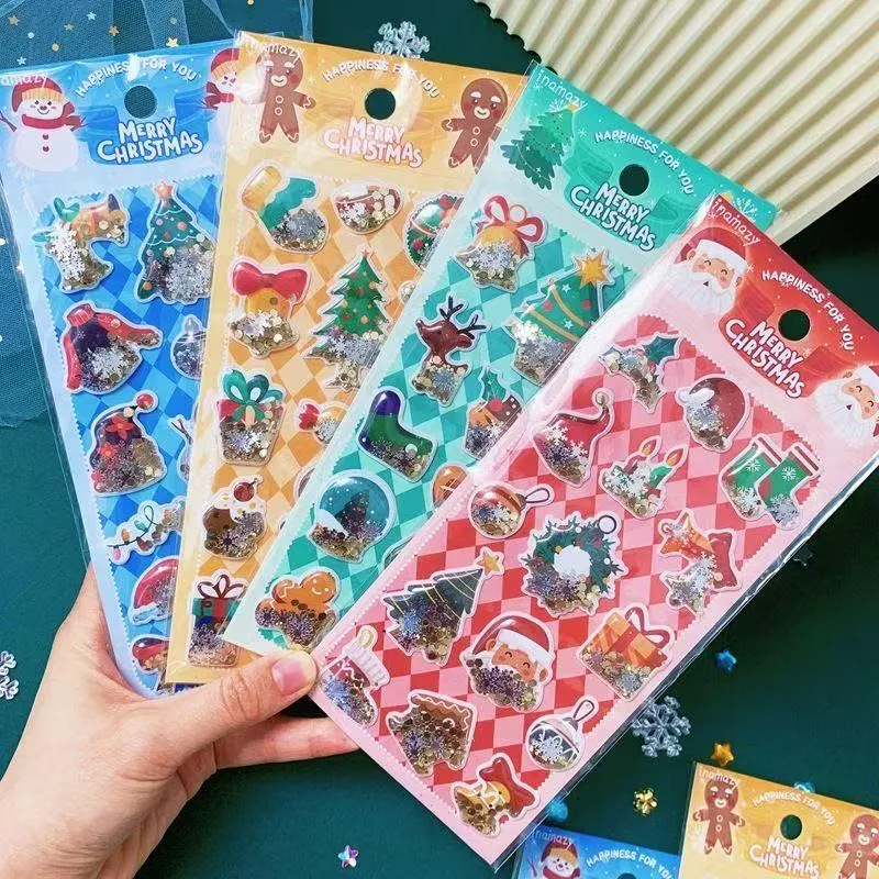 Christmas shaker sticker