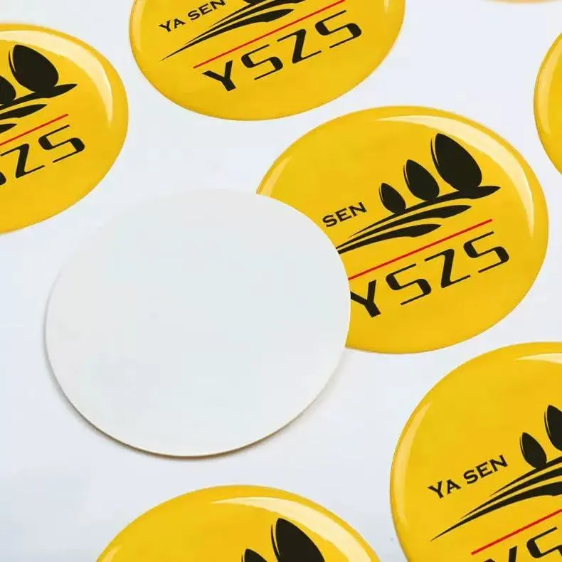 Pasadyang mga sticker ng epoxy