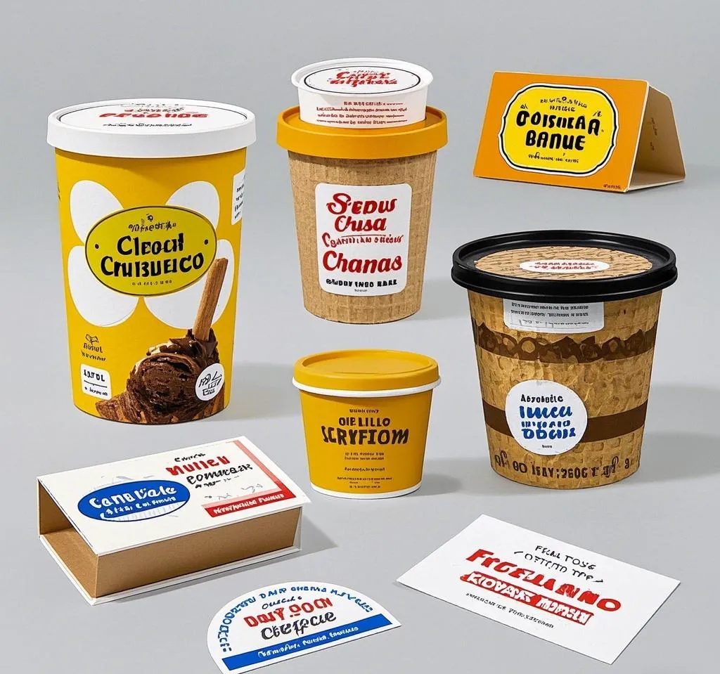 Mga label ng sorbetes