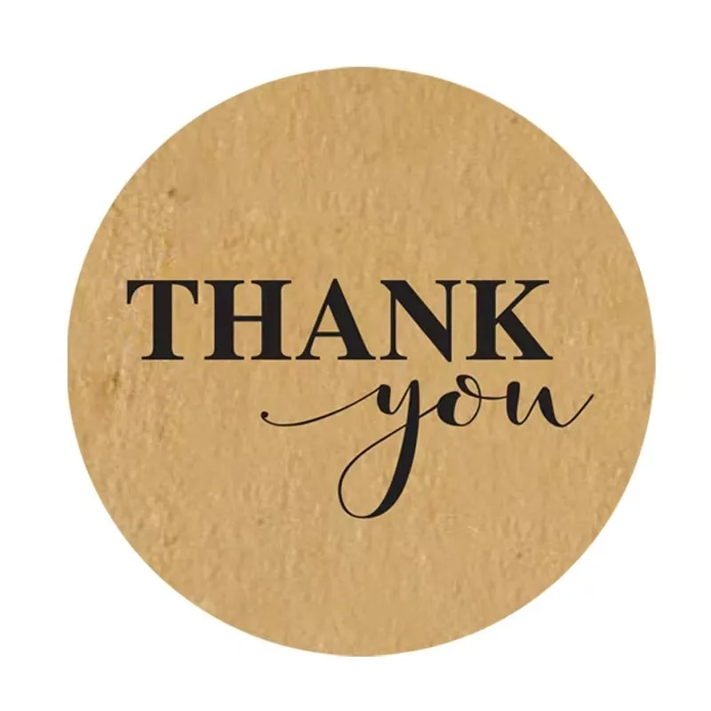 Kraft paper sealing sticker