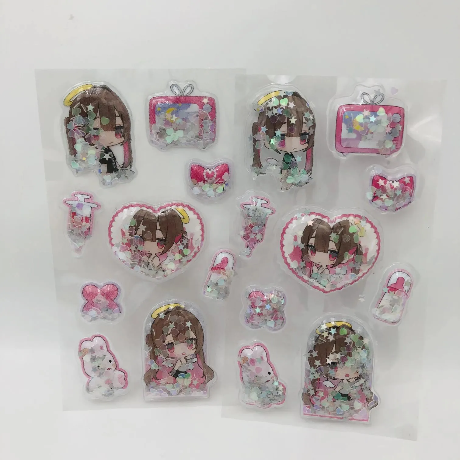 Mga Sticker ng Sequin Shaker