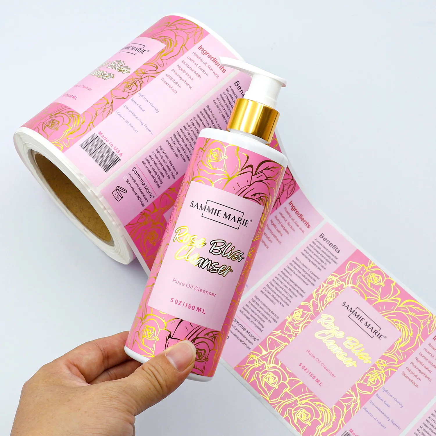 Label ng shower gel